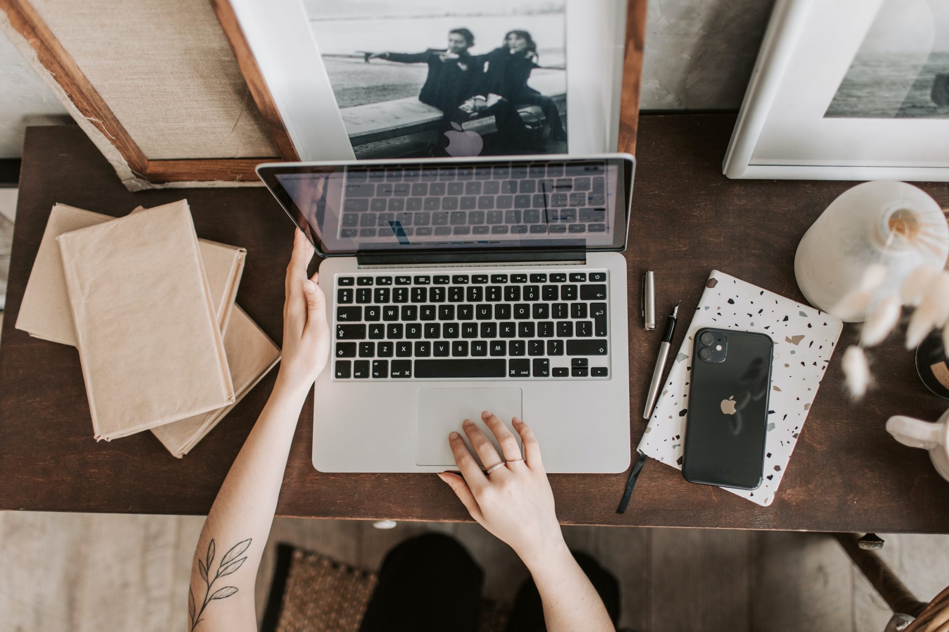 woman on laptop